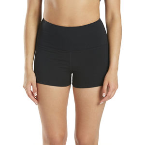 Shorts deportivos negros de compresión, elásticos y sin costuras, para mujer, personalizados, para gimnasio, fitness, entrenamiento, yoga. - Product Image 6