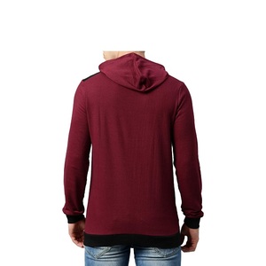 Men's Solid Zipper-Up Hoodies 100% Cotton <b>Thick</b> <b>Fleece</b> Heavy Weight Oversized Streetwear Custom Printed Logo - Product Image 4