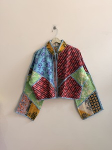 Assorted Lot Of Reversible Indian Kantha Jacket Indian Handmade <b>Vintage</b> Boho Short Coat For Women - Product Image 5