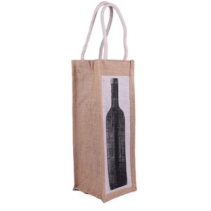 High Quality <b>Jute</b> 2 Bottle Wine Shopping <b>Bags</b> Premium <b>Gift</b> <b>Bags</b> - Product Image 1