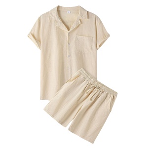 Conjunto de camiseta y pantalones cortos holgados de dos piezas de verano para hombre personalizado 2025 para la temporada de otoño - Product Image 1