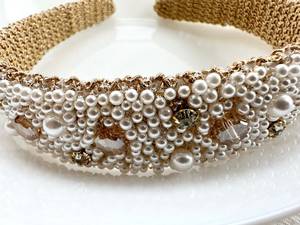 Diademas Ligeras Luminosas Bordadas a Mano con Cuentas de Diseñador 2025 para Mujeres y Niñas, Diademas de Tela Multicolor de Alta Calidad - Product Image 2