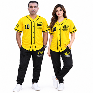 Maillot de baseball pour homme adulte, imprimé numérique, en tissu mesh polyester, antibactérien, séchage rapide, respirant, grande taille, anti-UV, entièrement imprimé à l'avant - Product Image 3