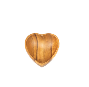 Solid Wood Handmade Eco-Friendly Classic Design Polished Finish Decorative Dough Bowl <b>Heart</b> <b>Shape</b> Premium Quality Tableware Bowl - Product Image 2