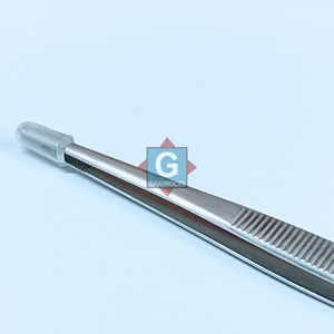 Pinces à panser manuelles standard dentelées 16 cm en acier inoxydable pour usage hospitalier - Product Image 5