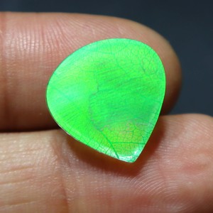 Piedra de Ópalo Fuego Monarca Verde Doblete, Hecha a Mano, para Joyería y Creación de Joyas - Product Image 5