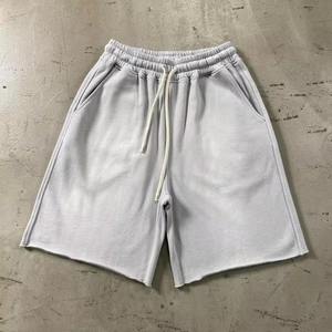 Pantalones Cortos de Algodón 100% con Diseño Vintage y Efecto Desgastado para Hombre, con Borde Crudo y Estampado Puff, Último Diseño Personalizado - Product Image 6