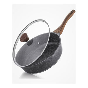 Sartén Antiadherente de Aluminio de Alta Calidad con Base de Calor Uniforme y Mango Reforzado Resistente al Calor - Product Image 1