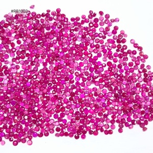 ทับทิมโมซัมบิกคุณภาพดีที่สุด รูปทรงกลม ขนาดเล็ก 1.75 มม. น้ำหนัก 40.73 กะรัต (ล็อต) พลอยหลวมสำหรับทำเครื่องประดับตามสั่ง - Product Image 3