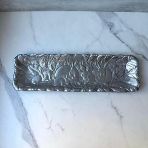 Handmade Silver Tray & Dish Snacks <b>Cupcake</b> Tray Restaurant Cafe Supplies Aluminium Decorative Trays Latest Design - Product Image 1