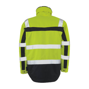 Chaleco y Chaqueta de Seguridad Reflectante Impermeable de Alta Visibilidad al por Mayor con Cinta Reflectante para Seguridad Vial y Uso en el Lugar de Trabajo, Certificado CE - Product Image 2