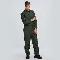 Combinaison de pilote, uniforme d'aviation, vêtements de travail respirants et légers, tissu polyester durable, unisexe