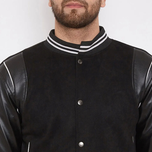 แจ็คเก็ต Letterman คุณภาพสูง ลดราคาพิเศษ ขายส่ง ราคาถูก ปรับแต่งได้เต็มที่ แจ็คเก็ตฤดูหนาว ปักโลโก้ตามสั่ง - Product Image 6