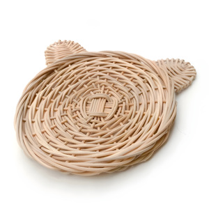 Handmade rattan <b>drink</b> costers drinkware accessories <b>for</b> sale decorative mug cup <b>coaster</b> saucers - Product Image 2