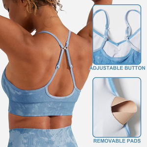 Soutien-gorge de sport pour femme, dos croisé, fermeture éclair, idéal pour le yoga, la gym, le fitness et les entraînements intenses – Nouvelle collection en promotion - Product Image 5