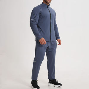 GAF Respirant Vêtements d'entraînement personnalisés Jogging Confortable Ensemble à capuche avec fermeture éclair complète Combinaisons à capuche Ensemble deux pièces Survêtements pour hommes - Product Image 3