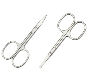 Ciseaux à cuticules personnalisés pour la beauté, en acier inoxydable, à lames courbées et pointues, pour les soins des ongles. - Product Image 5