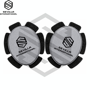 Premium Custom Printed Heavy-Duty Leather Motorcycle Auto Racing <b>Knee</b> Slider High Abrasion & Impact Resistance Long Lasting - Product Image 4