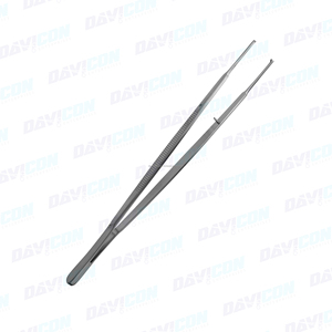 Pinzas delicadas de tela torcida dentada, tejido quirúrgico y pinzas para secar, 1x2 dientes, 7 pulgadas - Product Image 6