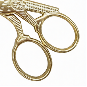 Ciseaux Stork 3,5 pouces en acier inoxydable, ciseaux à cuticules à pointe fine courbée, outil professionnel de soin des ongles - Product Image 4