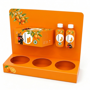 Custom PVC Beverage Marketing Display <b>Stand</b> Countertop Bottle and Can Holder for Supermarkets Eco-Friendly Durable - Product Image 3