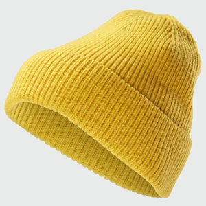 Gorros de Invierno Cálidos de Alta Calidad al por Mayor para Hombre y Mujer, Clásicos, 100% Lana, con Puño Tejido y Logotipo Personalizado - Product Image 1