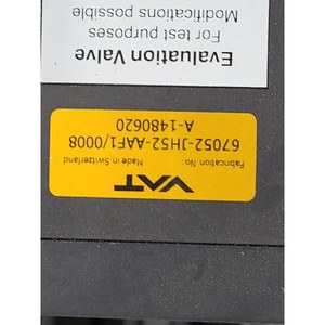 Pièces d'équipement semi-conducteur d'occasion VAT 67052-JH52-AAF1/0008, état actuel - Product Image 3