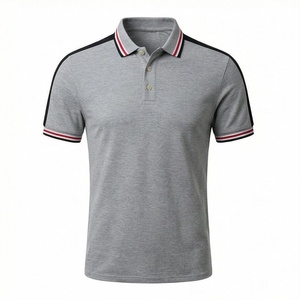 Polo d'été pour homme en coton respirant, décontracté, à manches courtes, de haute qualité, pour le golf, couleur personnalisable, ensemble haut de gamme - Product Image 1