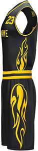 Maillots de basket-ball réversibles de haute qualité, uniformes d'équipe personnalisés, sublimation intégrale, 100% polyester, vêtements avec logo personnalisé - Product Image 2