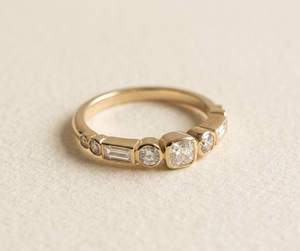 Multi Cushion Cut Moissanite <b>Ring</b> Her 925 Sterling <b>Silver</b> Yellow Gold Plated Wedding Anniversary Party <b>Statement</b> <b>Ring</b> Elegant - Product Image 1