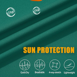 Camisas de pesca ligeras de poliéster personalizadas de manga larga con protección UPF 50+ para pesca en barco de verano - Product Image 3