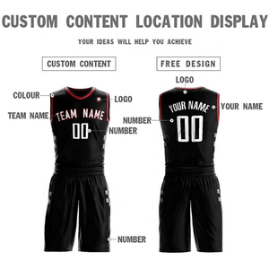Stretch Performance Basketball Uniform Customizable Team Logo Jersey And Shorts Lightweight <b>Athletic</b> Gear For Training - Product Image 2