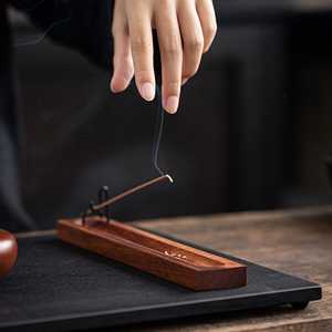 Porte-encens en bois écologique pour coin de méditation et pratique de yoga, utilisable toute l'année - Product Image 1