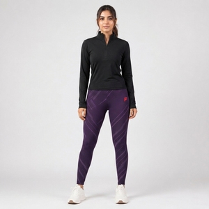 Leggings premium pour femmes, dotés d'un tissu doux et respirant, d'une coupe flexible et d'une liberté de mouvement totale pour le fitness et l'entraînement. - Product Image 4