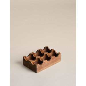 Modern Designer Wooden Egg Holder For Fresh Eggs Wood Egg Storage Rack & Organizer Eco-Friendly Farmhouse <b>Kitchen</b> - Product Image 2