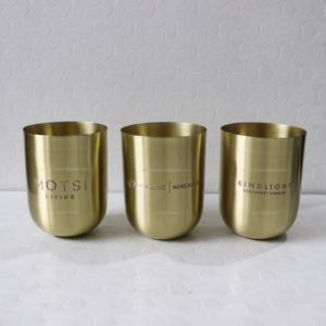 2021 nuevos diseños, contenedor de vela de latón personalizado, tarros de vela vacíos de Metal de lujo hechos a mano para decoración del hogar de la India - Product Image 5