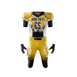Uniforme de football unisexe pour adultes, manches courtes, polyester/spandex, kits d'uniformes de rugby pour hommes, nom et numéro personnalisés, tous les logos - Product Image 6