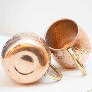 Copper <b>serving</b> mug <b>set</b> lantern festival <b>beverage</b> cups handmade premium cocktail drink mugs durable finish - Product Image 5
