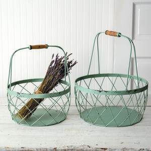 Metal <b>Wire</b> Chicken Shaped <b>Storage</b> <b>Basket</b> With Handles <b>For</b> Home Decoration Cute Animal Design - Product Image 3