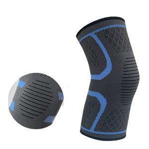 Manchon de genou en néoprène en nylon personnalisé OEM forte compression Sport et haltérophilie équipement de musculation avec logo privé - Product Image 3