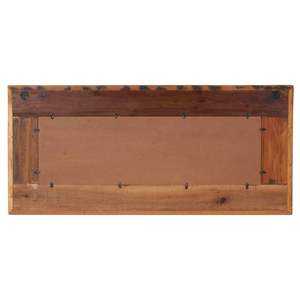 Miroir mural en bois recyclé de couleur unie, 43,3 x 19,7 po - Product Image 3