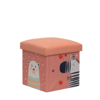 MA06 personnalisable OEM prix usine pliable Rectangle pouf boîte de rangement organisation de la maison livre enfants jouets articles divers