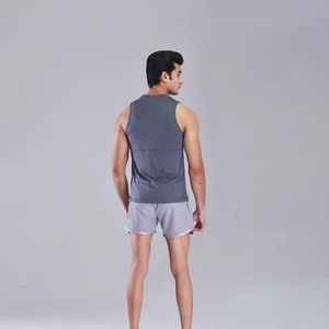 Camiseta sin Mangas para Hombre, Transpirable, de Algodón y Poliéster, Estilo Liso para Gimnasio y Entrenamiento, con Estampado Informal, Talla XL, Servicio OEM - Product Image 6