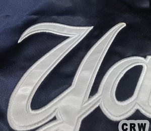 Blouson Bomber Personnalisé avec Nom d'Équipe et Numéro, Broderie Collage, Satin, Baseball, Imperméable et Respirant pour Homme - Product Image 5