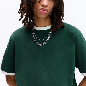 Camisetas Oversize Lavadas, Tops Casuales de Color Liso, Camisetas para Hombre, Polos para Hombre con Envío y Entrega - Product Image 3