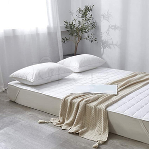 Luxury Knitted 4 Corner Elastic Mattress Protector Deep Corner Straps Moisture Resistant Eco-Friendly Breathable Machine - Product Image 5