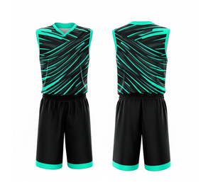 Wholesale Basketball Uniform Full Sublimation Custom Sports Apparel for Dry Breathable Polyester Jersey And Shorts For <b>Men</b> Women - Product Image 5