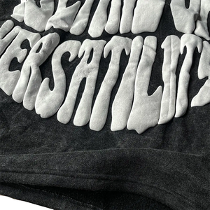 Sudadera con Capucha Oversize de Algodón Grueso, Estilo Urbano, Corte Regular, Logotipo Personalizado, Moda Urbana, Secado Rápido, Transpirable - Product Image 3