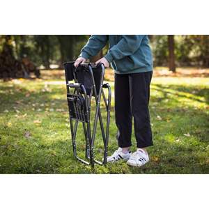 Director's Chair WFC-95200 with <b>Side</b> Table Adult Size <b>Black</b> Chair - Product Image 3