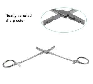 Instrumento Quirúrgico Veterinario Ortopédico: Cortador de Huesos de Acero Inoxidable, Set Ortopédico Manual con Alambre de Cerclaje Twister de Surgiright - Product Image 2